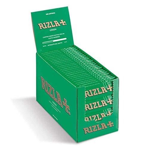 Rizla - Papel de Liar, Color Verde, 100 folletos