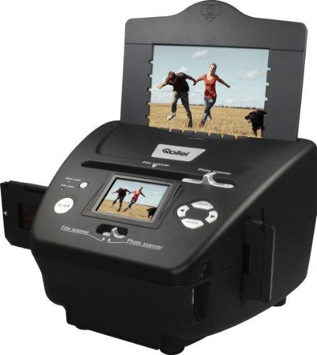 Rollei PDF-S 240 SE - Multi escáner de 5,1 megapíxeles para diapositivas, negativos y fotos, incl. Software de edición de imágenes, Negro