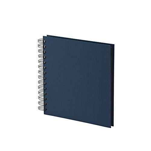 Rössler 1329452905 - Álbum de fotos (muelle en espiral, 18 x 18 cm), color azul marino
