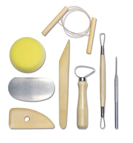Royal & Langnickel RSET-POT1 - Set completo de herramientas para cerámica, 8 piezas