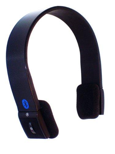 KOKKIA S10 (Luxurious Black) Auriculares estéreo Bluetooth con índice de transmisión mejorado (música y voz). Auriculares ideales con buenos bajos para disfrutar música MULTIFUENTE de iPod/iPhone/iPad desde el transmisor para iPod KOKKIA Tiny i10.
