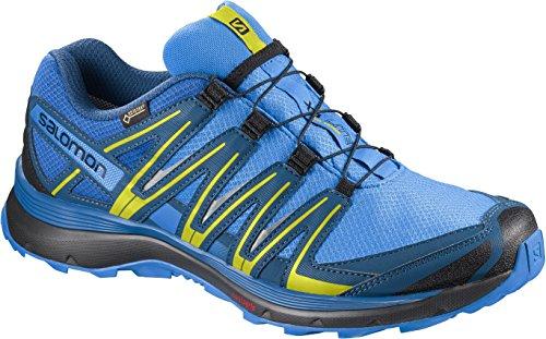 Salomon XA Lite GTX, Zapatillas de Trail Running para Hombre, Azul/Lima (Indigo Bunting/Snorkel Blue/Sulphur Spring), 43 1/3 EU