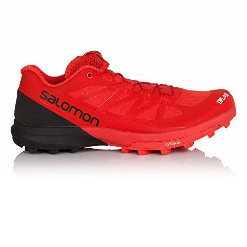 Salomon S/Lab Sense 6 SG, Zapatillas de Trail Running Unisex Adulto, Rojo (Racing Red/Black/White 000), 46 2/3 EU