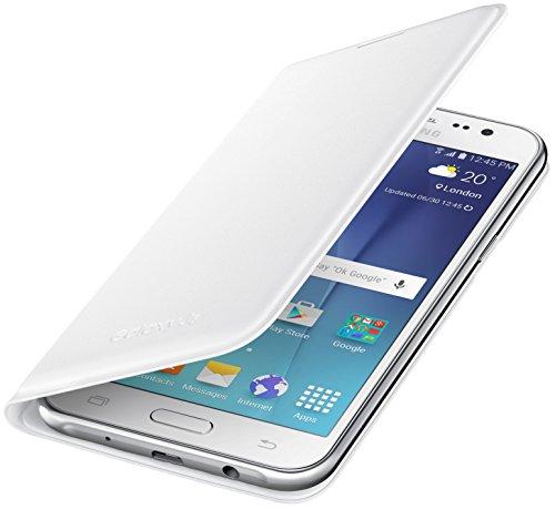 Samsung BT-EFWJ500BWEGWW - Funda tipo flip, tarjetero para Samsung Galaxy J5 (2015), color blanco- Versión Extranjera