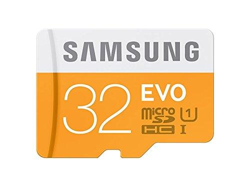 Samsung Evo MB-MP32DA/EU - Tarjeta de memoria micro SDHC de 32 GB (UHS -I Grade 1, Clase 10, con adaptador SD)