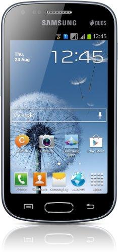 Samsung Galaxy S Duos (S7562) - Smartphone libre Android (pantalla 4", cámara 5 Mp, 4 GB, 1 GHz), negro [importado]