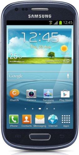 Samsung Galaxy S III Mini (I8190) - Smartphone Libre Android (Pantalla 4", cámara 5 MP, 8 GB, Dual-Core 1 GHz, 1 GB RAM), Azul- Versión Extranjera