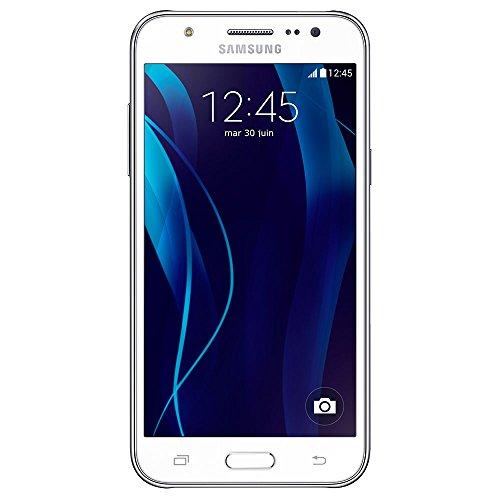 Samsung Galaxy J5 - Smartphone libre Android (pantalla 5", cámara 13 Mp, 8 GB, Quad-Core 1.2 GHz, 1.5 GB RAM), blanco- Versión Extranjera