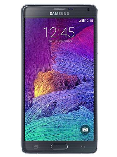 Samsung Galaxy Note 4 - Smartphone libre Android (pantalla 5.7", cámara 16 Mp, 32 GB, Quad-Core 2.7 GHz, 3 GB RAM), negro (importado de Italia)