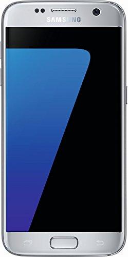Samsung Galaxy S7 - Smartphone de 5.1" (Tarjeta SIM Sencilla, Android, 32 GB, NanoSIM, gsm, HSPA+, LTE), Plata - [únicamente con Tarjeta SIM Europea]