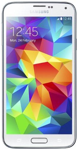 Samsung Galaxy S5 - Smartphone libre Android (pantalla 5.1", cámara 16 Mp, 16 GB, Quad-Core 2.5 GHz, 2 GB RAM), blanco (importado de Italia)
