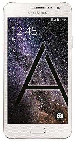 Samsung Galaxy A3 - Smartphone libre Android (pantalla 4.5", cámara 8 Mp, 16 GB, Quad-Core 1.2 GHz, 1.5 GB RAM), blanco- Versión Extranjera