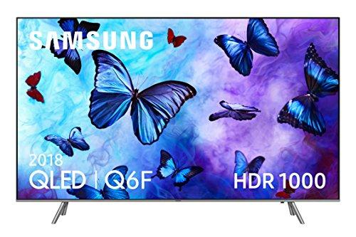 Samsung QLED 2018 55Q6FN - Smart TV Plano de 55", 4K UHD resolución, HDR 1000, Control One Remote, versión española, Color Plata