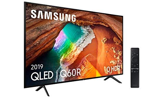 Samsung QLED 4K 2019 55Q60R - Smart TV de 55  con Resolución 4K UHD  Supreme Ultra Dimming  Q HDR  Inteligencia Artificial 4K  One Remote Control  Apps exclusivas y Compatible con Alexa