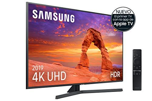 Samsung 4K UHD 2019 50RU7405 - Smart TV de 50" con Resolución 4K UHD, Ultra Dimming, HDR (HDR10+), Procesador 4K, One Remote Control, Apple TV y compatible con Alexa