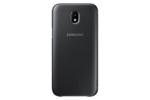 Samsung Wallet Cover - Funda con Tapa Galaxy J5 2017, Color Negro- Versión española