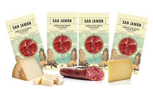 San Jamon Lote Gourmet - Excelente Selección de Embutidos Ibéricos y Queso