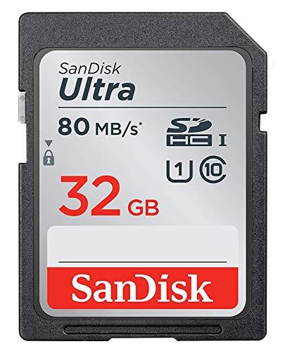 SanDisk SDSDUNC-032G-GZFIN Ultra Tarjeta de memoria SDHC de 32 GB (hasta 80 MB/s, Clase 10 FFP)