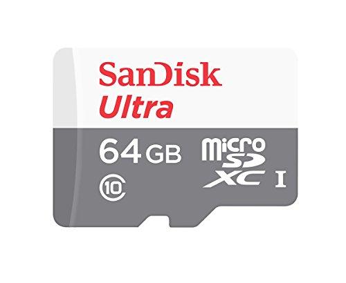 Tarjeta de Memoria SanDisk Ultra Android 64 GB microSDXC UHS-I, Velocidad de Lectura hasta 48 MB/s y Clase 10