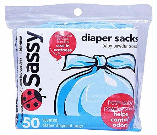 Sassy bolsas desechables para pañales, 50 unidades