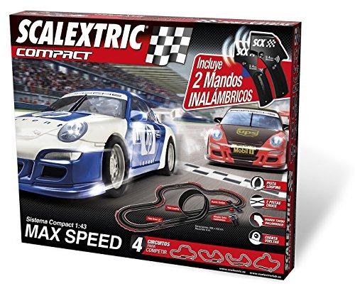 Scalextric Compact - Circuito Compact MAX Speed inalámbrico (C10166S500)