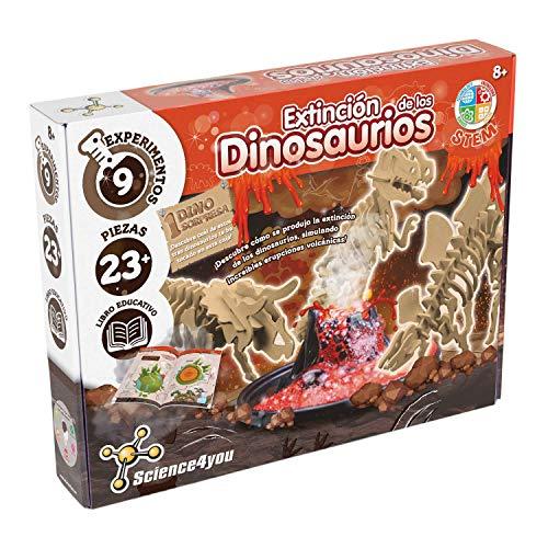 Science4you 61506 -Extinción de los Dinosaurios-Juguete eduativo y cientifico, Multicolor