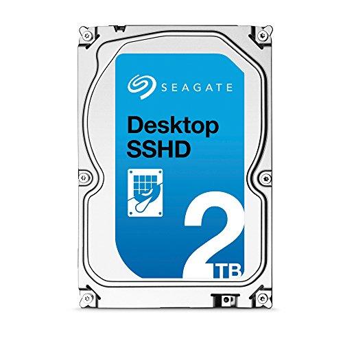 Seagate 2TB SSHD - Disco duro híbrido (2000 GB,  8GB SSD, Serial ATA III, 158 MB/s, 88.9 mm (3.5 "), 0.8 W, 0.9 W) para ordenador de sobremesa