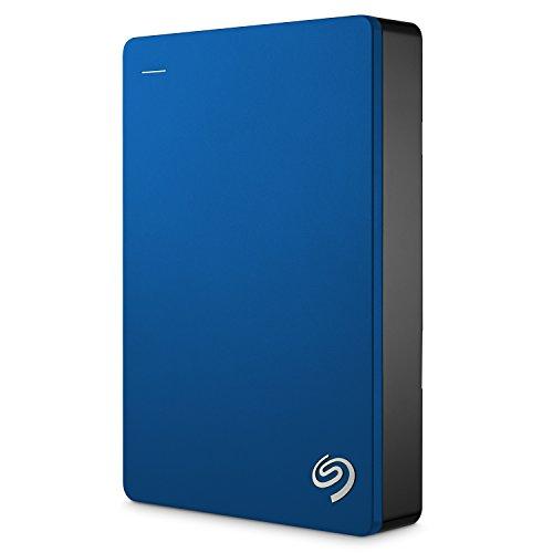 Seagate Backup Plus Slim - Disco duro externo portátil (5TB, Alámbrico, USB 3.0 (3.1 Gen 1) Type-A, USB), Azul