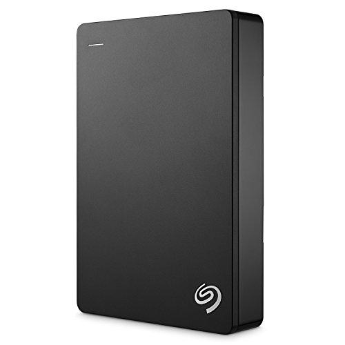 Seagate Backup Plus Slim - Disco Duro Externo portátil de 5 TB para PC y Mac, USB 3.0, Negro, 2.5"