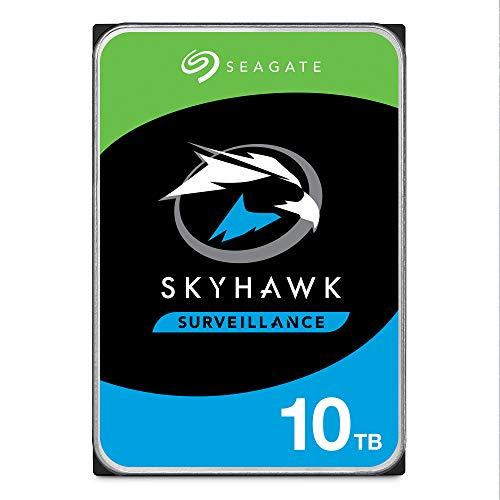 Seagate Skyhawk ST10000VX0004  - Disco duro para videovigilancia 10 TB 3,5",  interfaz SATA III 6 GB/s 7200 rpm búfer 256 MB