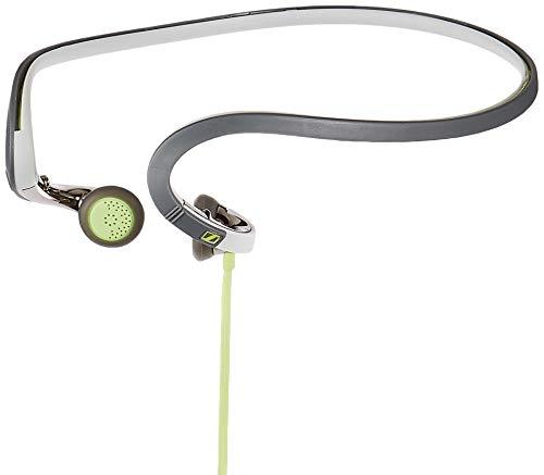 Sennheiser PMX 686G - Auriculares deportivos contorno de cuello, color negro/verde