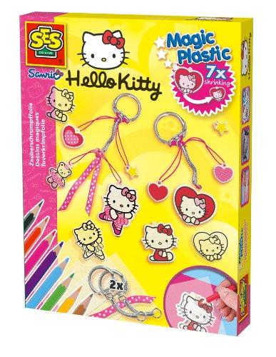 SES Creative - Kit para Hacer llaveros, diseño de Hello Kitty