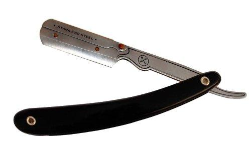 Shark Parker 33R - Maquinilla de afeitar tradicional de hoja simple (5 semicuchillas inoxidables)