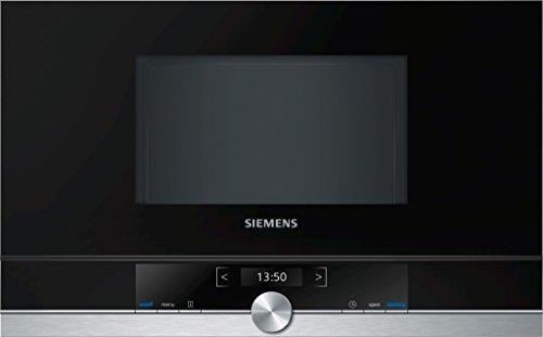 Siemens BF634RGS1 - Microondas (1220W, 59,4 cm, 31,8 cm, 38,2 cm) Negro, Plata
