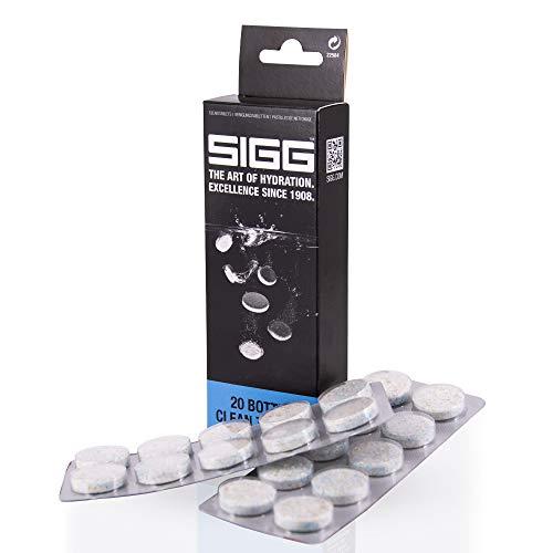 Sigg Bottle Clean - Pastillas para limpiar botellas, 20 pastillas