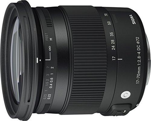 Sigma 17-70 mm f/2.8-4 DC Macro HSM - Objetivo para Sony/Minolta (distancia focal 17-70mm, apertura f/2.8-22, diámetro: 72mm) color negro