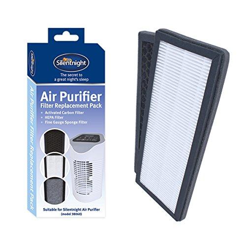 Silentnight 38063 Juego de filtros de repuesto para purificador de aire