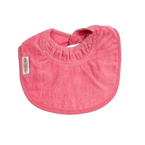 Silly billyz 12603 - Babero de algodón con cuello antiescapes (0 a 24 meses), color rosa