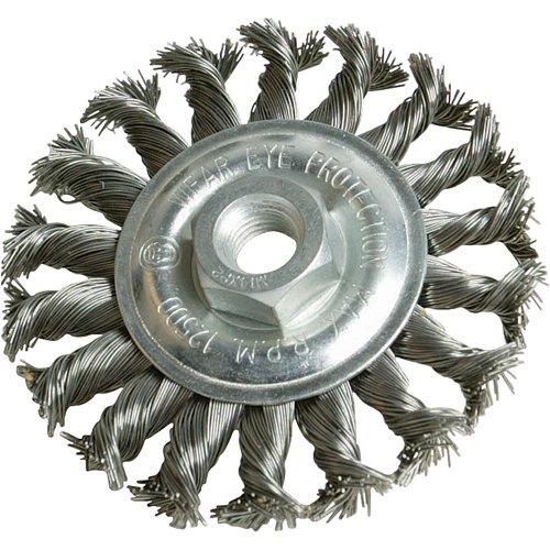 Silverline 398772 - Cepillo circular de acero trenzado (100 mm)
