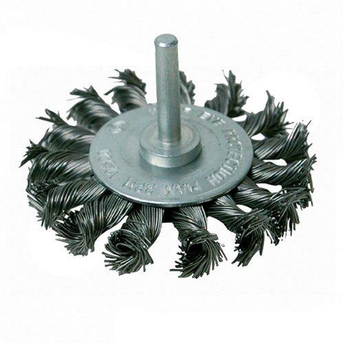 Silverline 456933 - Cepillo circular de acero trenzado (75 mm)