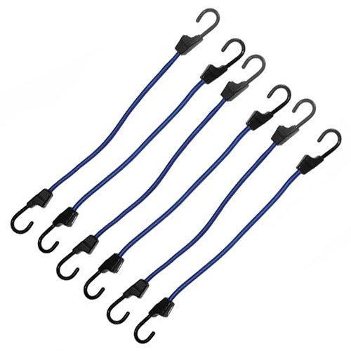 Silverline - Cuerda elástica con ganchos (6 piezas)
