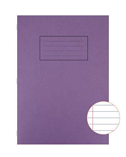 Silvine Exer Book - Paquete de 10 cuadernos de hojas rayadas, morado
