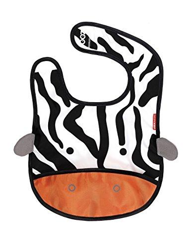 Skip Hop SKI-ZOO-BIB-ZEBRA - Babero con diseño de cebra