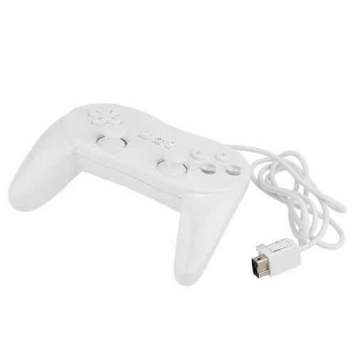 SODIAL(R) Mando Controlador para Nintendo Wii Clasico Juego Cable Consola Blanco