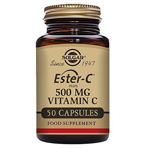 Solgar Ester-C Plus Vitamina C 500 mg Cápsulas vegetales - Envase de 50