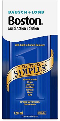 Solución multiacción para lentillas rígidas permeables al gas Bausch & Lomb Boston Simplus 120 ml