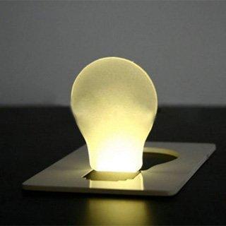 Sonline Luz LED de Tarjeta Luz Portatil