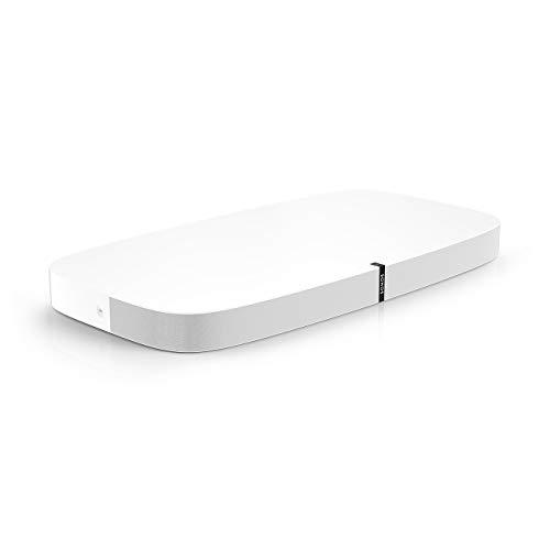 Sonos Playbase - Base de sonido para la televisión y reproducción de música en streaming, sonido envolvente para cine en casa, altavoz compatible con AirPlay, color blanco