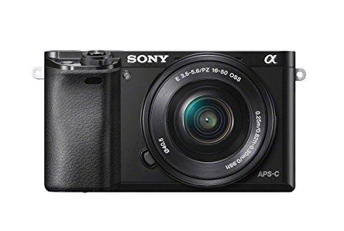 Sony A6000 - Cámara EVIL de 24 MP (pantalla de 3", estabilizador óptico, vídeo Full HD, WiFi), negro - Kit cuerpo con objetivo 16 - 50 mm