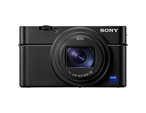 Sony DSC-RX100M6 - Cámara compacta (Sensor CMOS 1.0 de 20.1 MP, Zoom 24-200 mm, F2.8-4.5, vídeos 4K, AF de 0.03 s Disparo contínuo hasta 24 fps) Negro